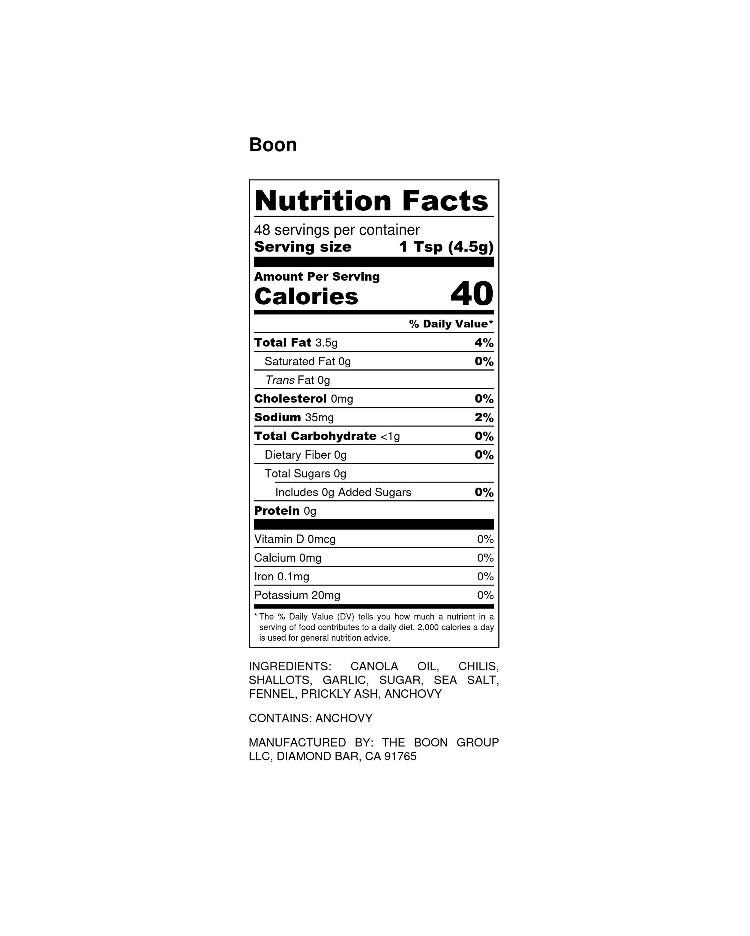 Boon Sauce Subscription — Boon Sauce